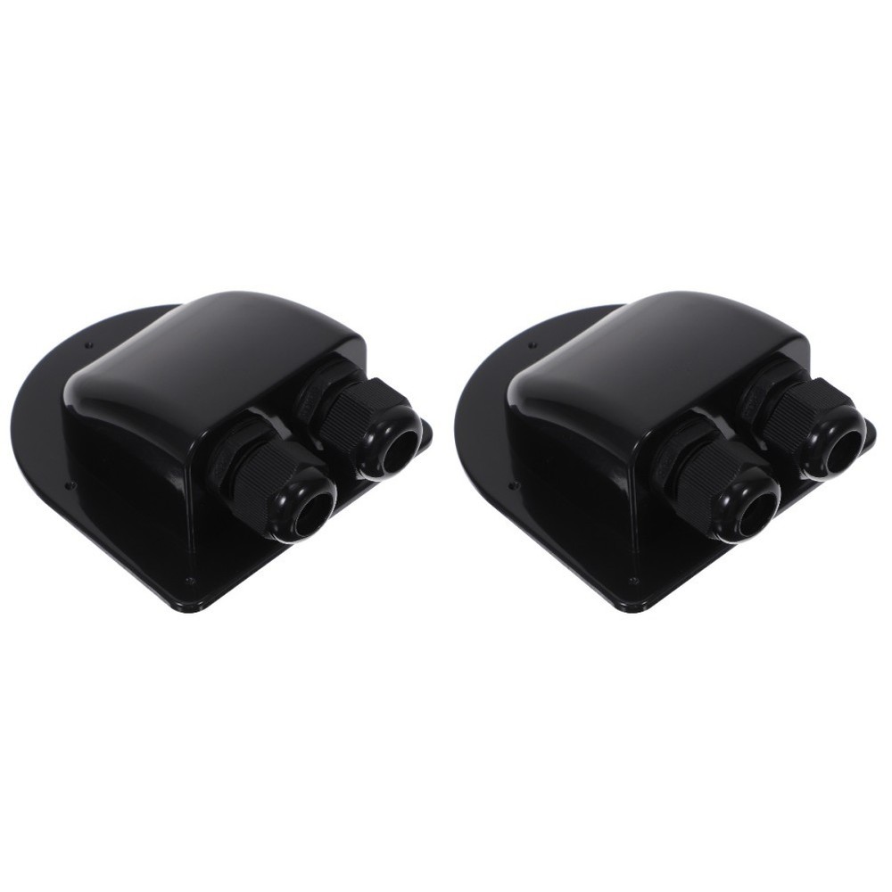 2pcs Cable Gland Waterproof Cable Pass Through 2-hole Rv Gland