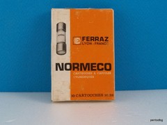 10 PCS FERRAZ NORMECO FUSE aM 10X38 6A 500V OLD STOCKS IN ORIGINAL BOX