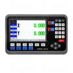 2 Axis LCD DRO Digital Readout 10″ 40” TTL Linear Glass Scale for Mill Lathe