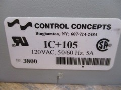 Control Concepts Islatrol Active Tracking Filter IC+105 120V 5A 50/60Hz Used