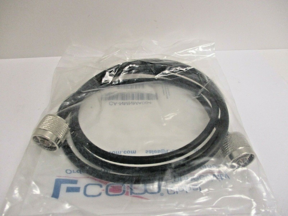 L-COM INC, CA-NMNMA004, PIGTAIL TYPE N-MALE TO N-MALE 4′ 195-SERIES