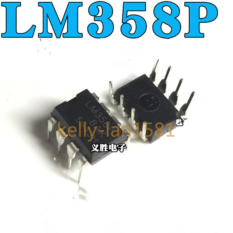 10pc New LM358P LM358 Inline DIP8 Dual Operational Amplifier IC Chip