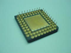 SIEMENS SAB82258-A 68-pin ceramic Microprocessor CPU PGA 1985 AUSTRIA