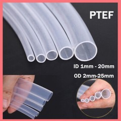PTFE Tube Tubing Pipe ID 1mm – 20mm OD 2mm-25mm High Temp Resistance Translucent