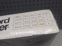 Winders & Geist Flexiduct Cord Cover 3 Sizes 6′ NIP