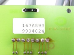 BEUMER CRISPLANT CONVEYOR 167A482 167A593 CABLE WIRE W/ PC CIRCUIT BOARD *XLNT*