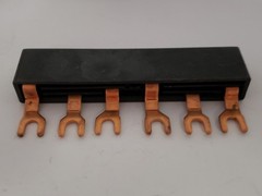 ALLEN BRADLEY 140M-C-W452 COMPACT BUSBAR 600V 3 PHASE SERIES A (LOT OF 5)