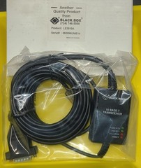 Black Box LE3010A 10 Base-T Transceiver Mini 10BT w/ Cable