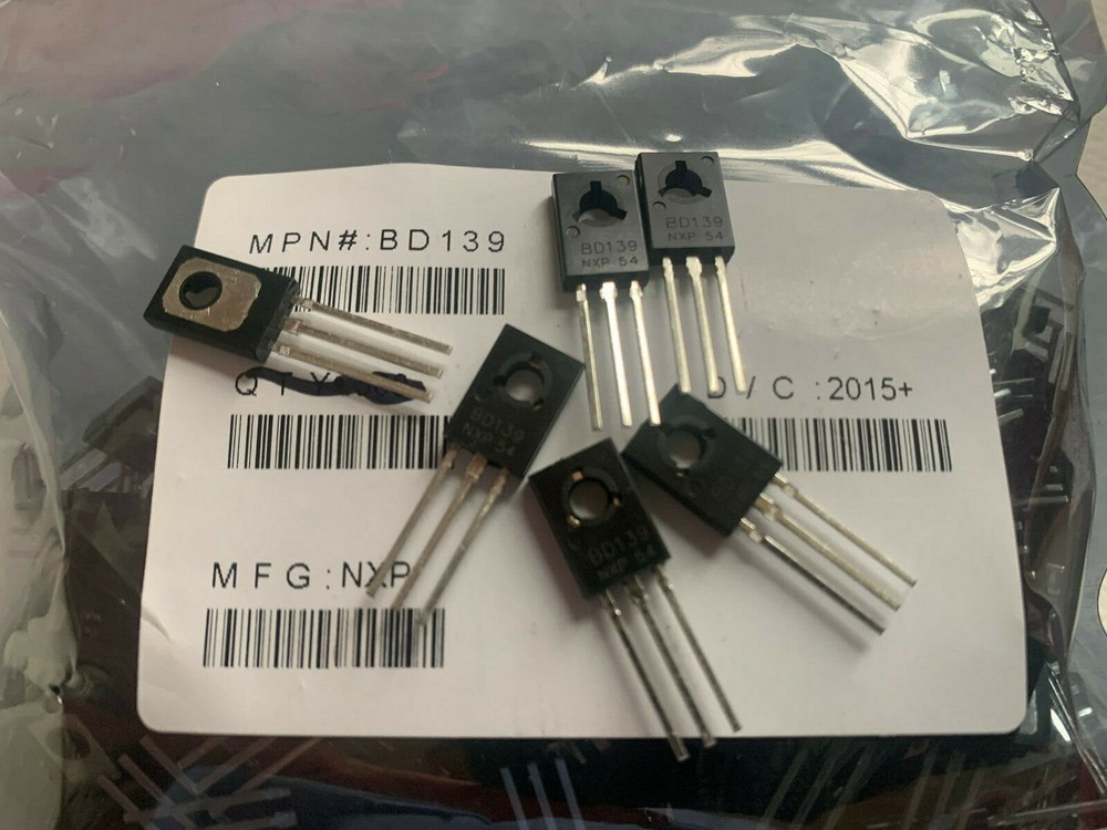 25 Pieces BD139 NPN Transistor TO-126 | FREE Shipping within US!