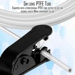 PTFE Tube Tubing Pipe ID 1mm – 20mm OD 2mm-25mm Translucent High Temp Resistance