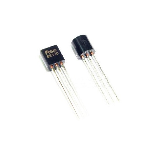 100PCS BS170 MOSFET N-CH 60V 500MA TO-92 FSC NEW