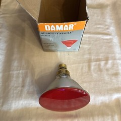 Damar 23357C 90PAR38QFL/RED 90W PAR38 Halogen Flood 33* Beam NEW OLD STOCK
