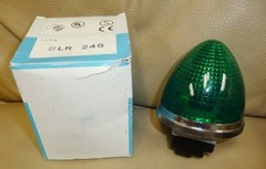 Maruyasu BLR-24G Pilot Light, 30mm 24V Green Illum 80mm, 5W New