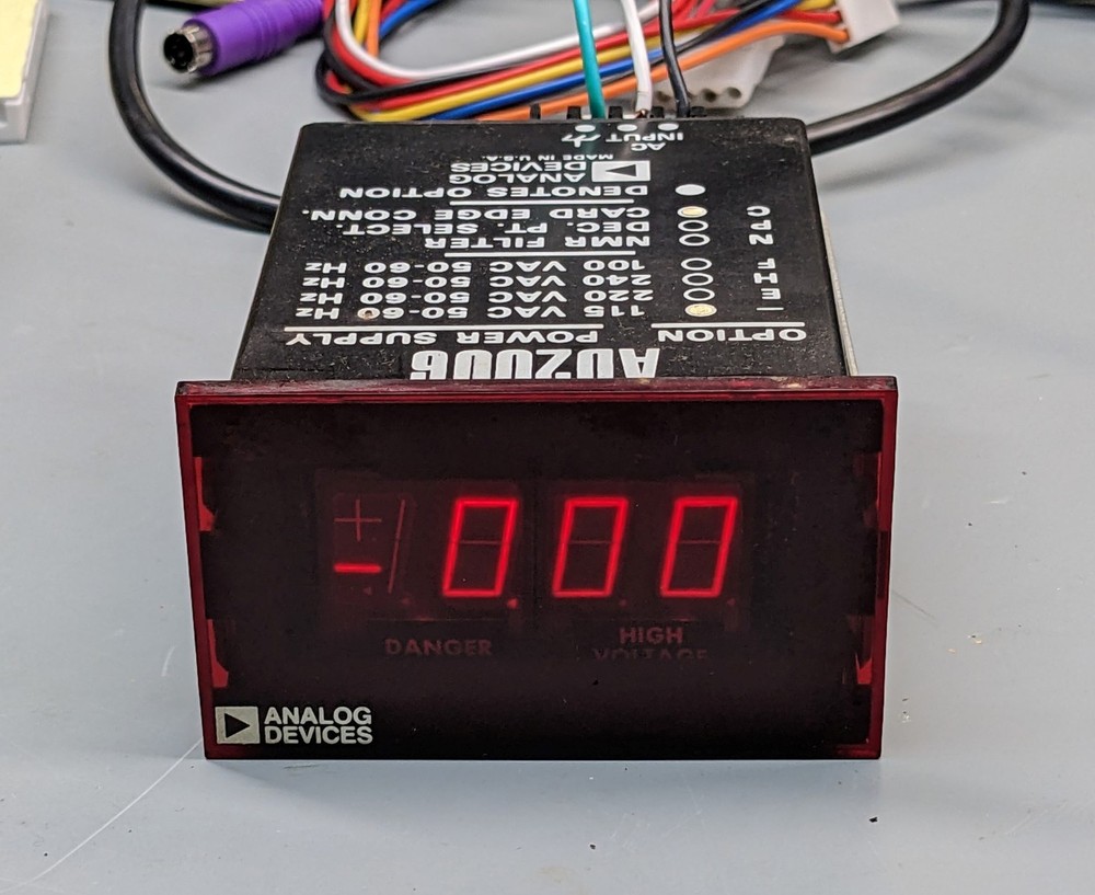 3-1/2 Digit Gas-Discharge Display Unit – Analog Devices AD2006 ~ Working!