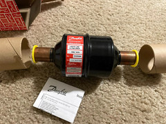 2PCS LOT-Danfoss 023Z5069 Hermetic filter drier,DML,16cu.in- NEW