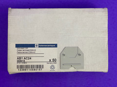 Telemecanique AB1AC24 End plate for 2.5/4mm Terminal Blocks, Grey [Lot of 28]