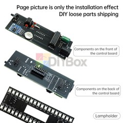 DIY Digital Clock Kit Voice Control Music Spectrum Display LED DIY Soldering Kit