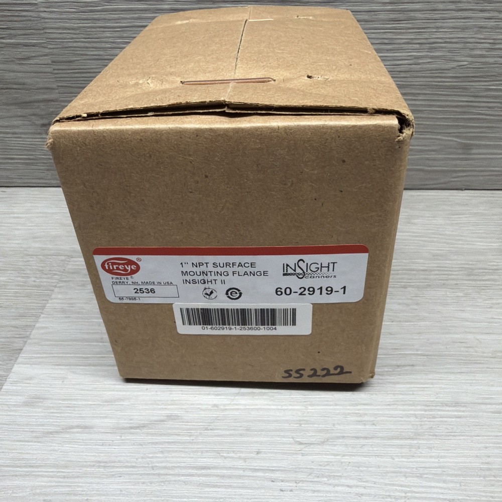 Fireye 60-2919-1 Surface Mounting Flange For InSight Scanner, 1” NPT, New