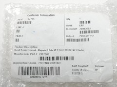 Phoenix Contact 2907563 Mini Circuit Breaker TMC 81C 06A MCB – NEW Surplus!