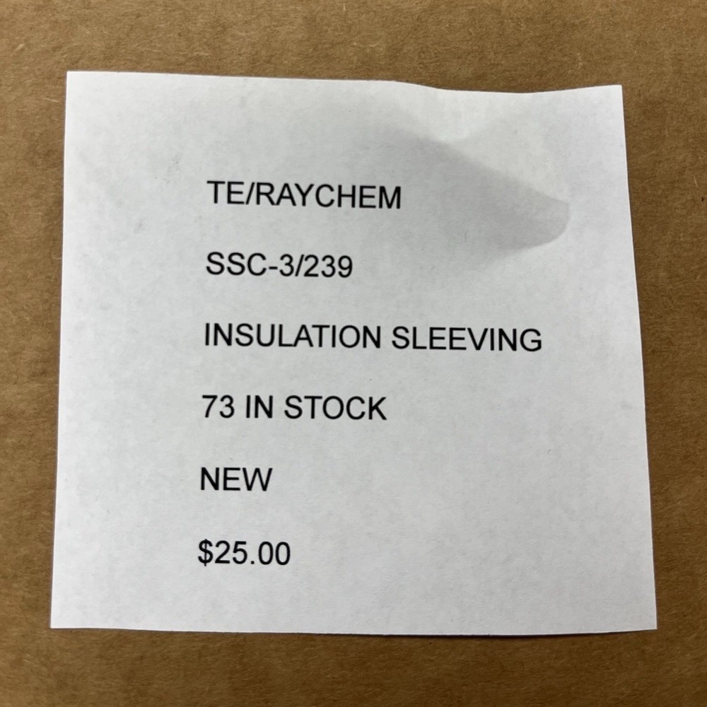 Raychem SSC-3/239 Insulation Sleeving & Cable Caps for Power Cables