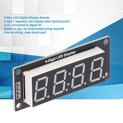 0.56 LED Display Module 4Digit 7Segment Digital Tube Clock Module W/Pin Header