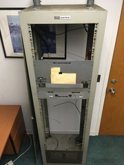 Gates / Harris Intertype Corporation 19″ Equipment Rack