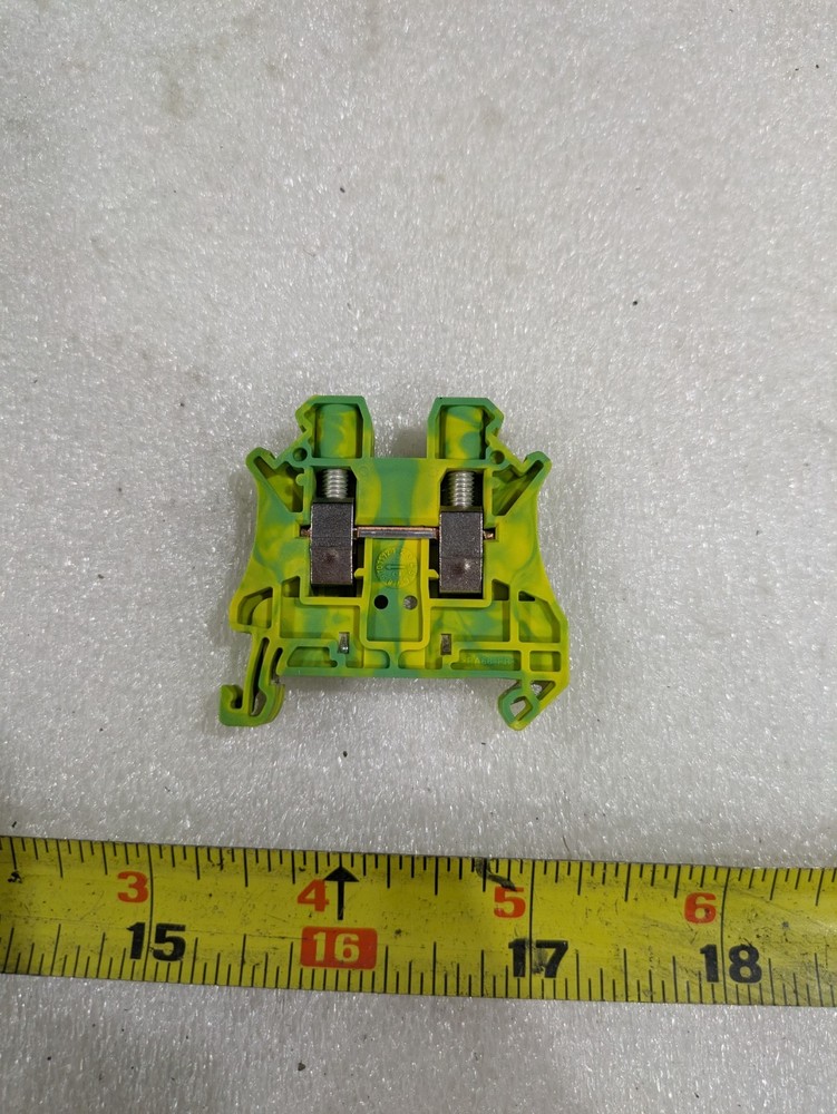 Phoenix Contact UT 6-PE Ground Terminal Block Green Yellow 41A 3044157 Box of 50