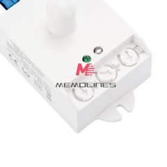 DC12-24V AC110-240V 5.8GHz Microwave Radar Sensor Body Motion HF Detector Switch