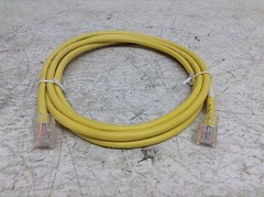 C2G 22688 7 Ft CAT5E NON Booted Yellow Cable New (TSC)