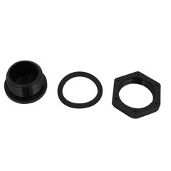 10Pc PG16 Nylon Male Threaded Cable Gland Cap Round Screw-in Cover Black