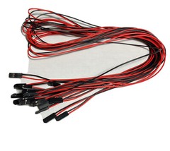 10Pcs 2Pin 26AWG Female to Female 70cm 2.54mm Dupont Jumper Wire Cable Connector