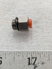 SMC 5/32 Tube x 1/8 NPT Hex Socket Male Connector Push-In Pneumatic LOT OF 15