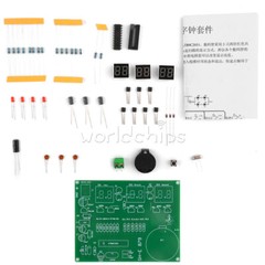 6 Digit AT89C2051 Electronic Clock Kit Digital LED Tube Clock Set DIY DC 5-12V