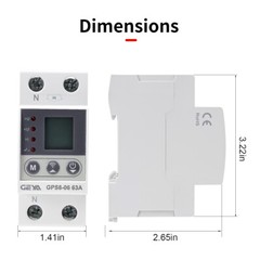 GEYA WIFI Over Current Protect Over&Under voltage Protective Device 32-80A 220V