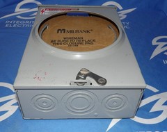 NOS MILBANK Series U-125 Type 3R Enclosure Meter Socket + 1 Year Warranty