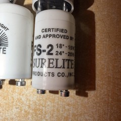 SureLite 14W, 15W, 20W LAMP FS-2 DELUXE STARTER W/ CONDENSER Lot Of 9