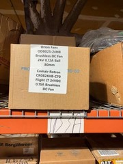 Orion Fans OD8025-24HB Brushless DC Fan 24V 0.12A Ball 80mm — New in Box