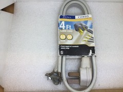 Rexel 4 Ft 6/8 Gauge 50A Universal Electric Range Power Cord