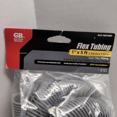 Gardner Bender FLX-1007GRT Corrugated Split Flex Tubing Grey 1 in x 5 ft