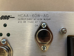 Power One 60W Triple Output Linear Power Supply – Model HCAA-60W-AG