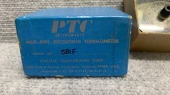 PTC Instruments 581F Max-Min Fahrenheit Chart Recording Thermometer, 50 to 250°F