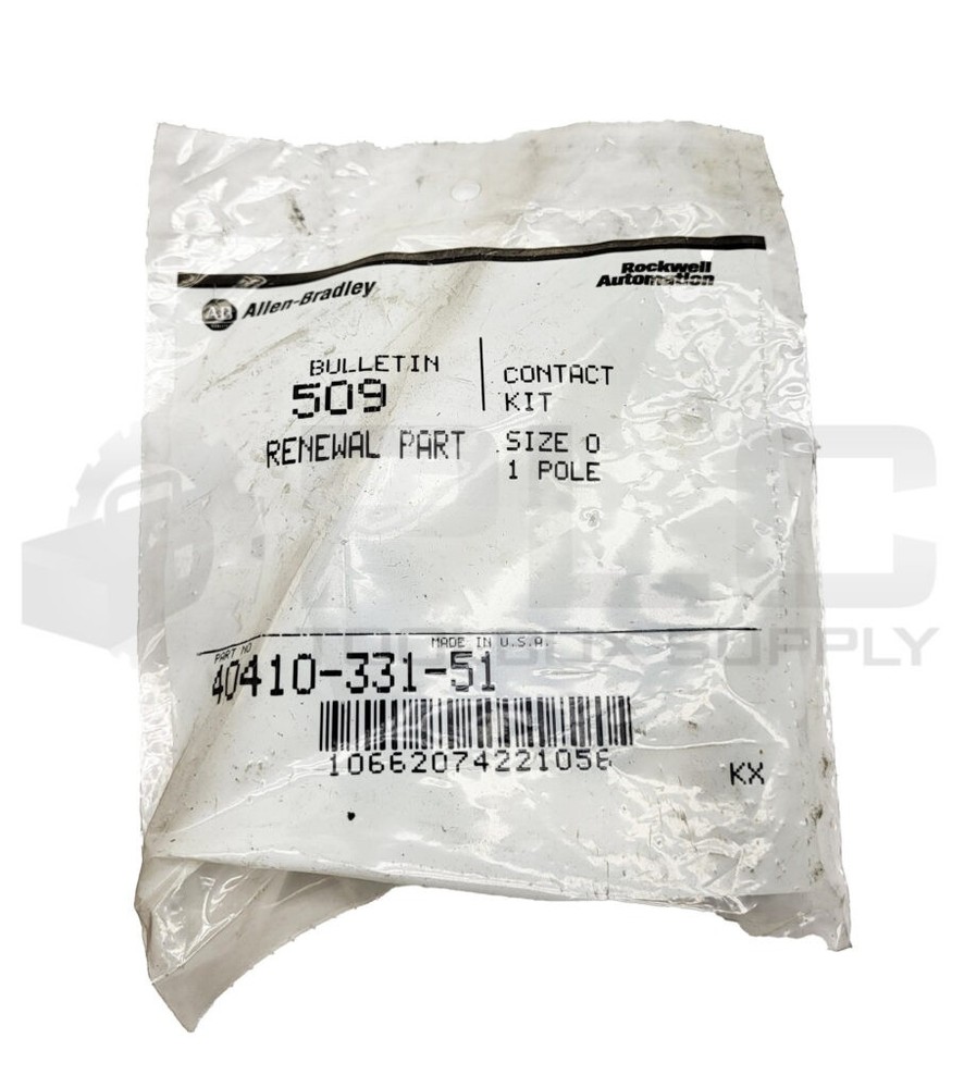 NEW SEALED ALLEN BRADLEY 40410-331-51 CONTACT KIT SIZE 0 1 POLE