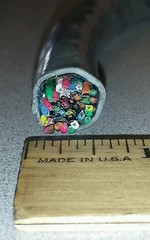 ( 1 FT ) Belden YR22352 2-22AWG Gray Bulk Drop Cable 19/P Twisted CR-CS-0099-005