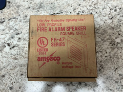 Amseco FH-47R-70S Fire Alarm Speaker, Red (NEW IN BOX) Lot of 2pcs.