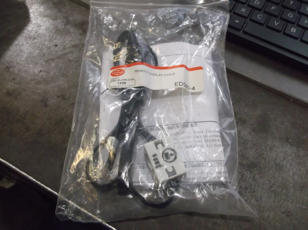 NEW IN PKG FIREYE ED580-4 REMOTE DISPLAY CABLE (WL1-3)