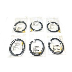 (Lot of 6) NEW Turck PSW 3M-2/S90 24AWG Male Picofast Cordset 4A 125V DC/AC