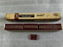 50 VINTAGE NOS RARE TEXAS INSTRUMENTS GOLD FLAT PACK IC PROCESSOR CHIPS 600D5.