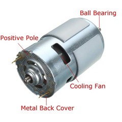 775 High Power DC Motor 12V 24V 12000 RPM High Torque Ball Bearing Motor DIY