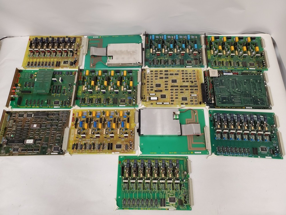 LOT OF 13 Toshiba Circuit Boards LCCU, NSTU2, NFDU2, NC0U2, NPRU2, NTWU3, ETC