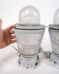 Vintage Appleton Electric Explosion Proof Light Lamp Fixture AAU-15N A-51 Series